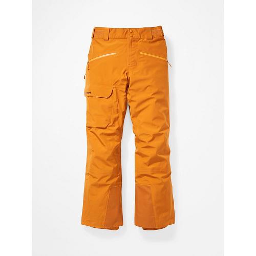 Marmot Spire Ski Pants For Mens Yellow QBR547681